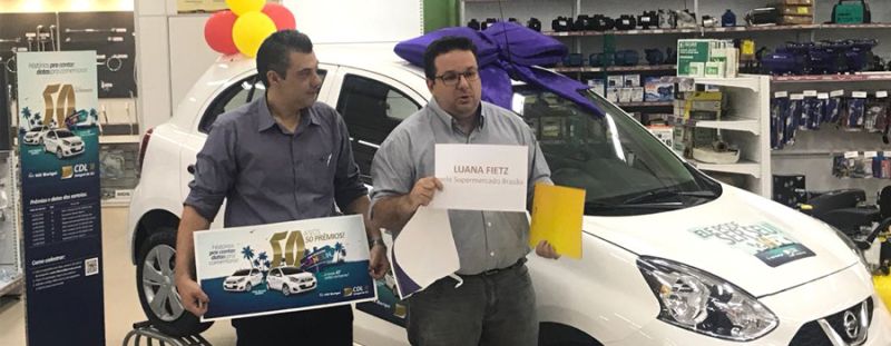 CDL sorteia primeiro automóvel da campanha ‘50 anos, 50 prêmios’