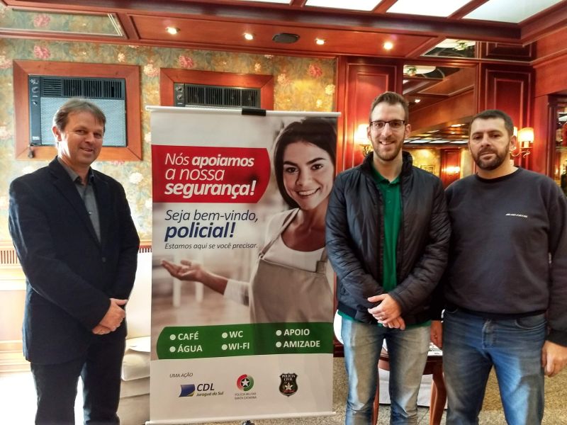 Projeto Policial Amigo é apresentado na plenária mensal da CDL Jaraguá do Sul