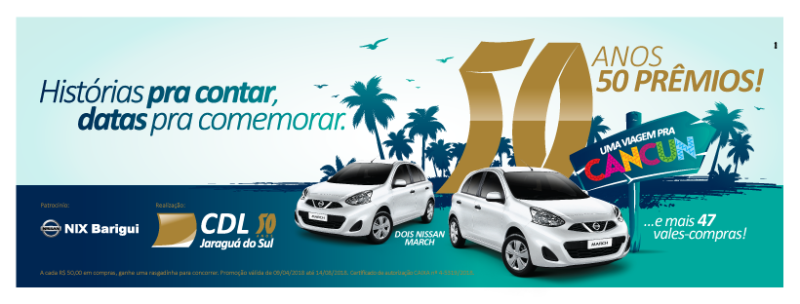 CDL realiza sétimo sorteio da campanha 50 anos, 50 prêmios