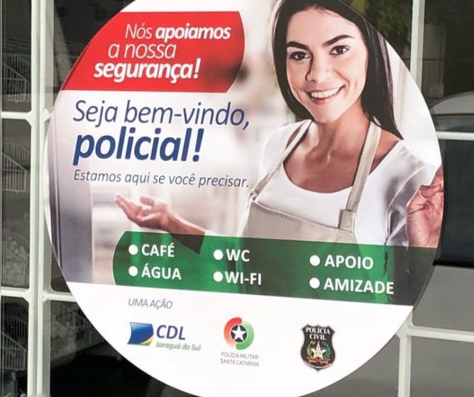 Projeto Policial Amigo: CDL Jaraguá do Sul inicia parceria com as polícias Militar e Civil