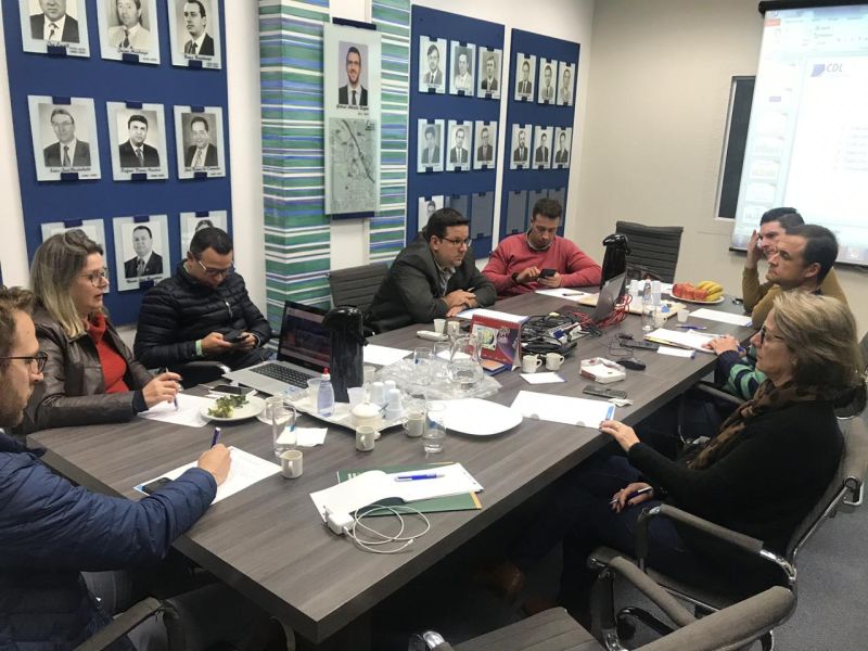 Reunião mensal da Diretoria CDL