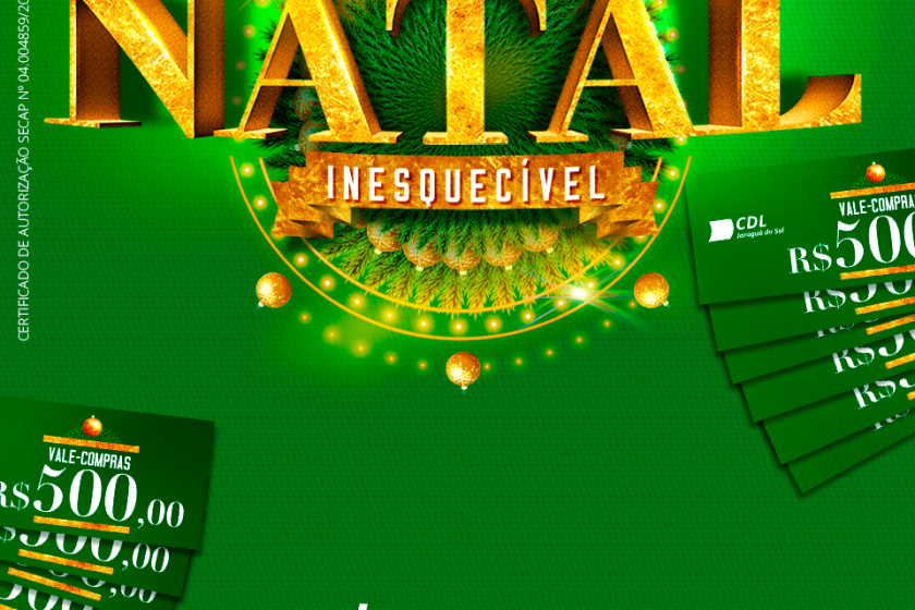 Ganhadores do 3º sorteio – Campanha Natal Inesquecível