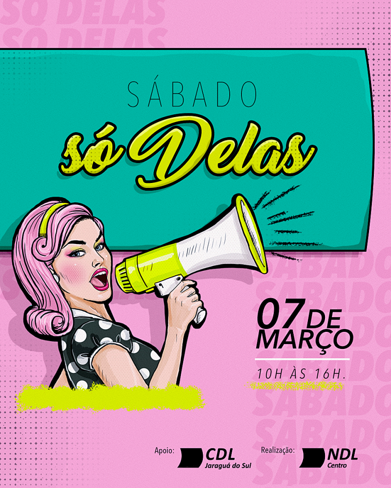 Sábado Só Delas: Dia Internacional da Mulher