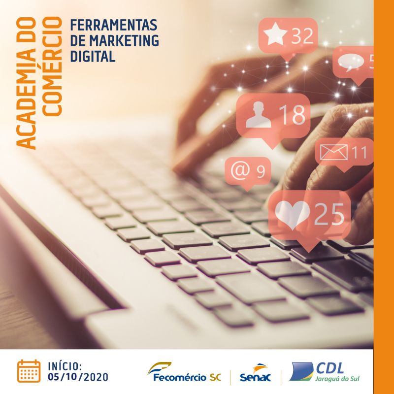 Academia do Comércio: Curso Online gratuito – Ferramentas de Marketing Digital