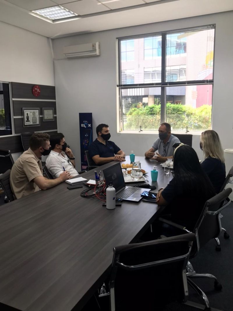CDL de Jaraguá do Sul recebe a visita do Presidente da CDL de Barra Velha