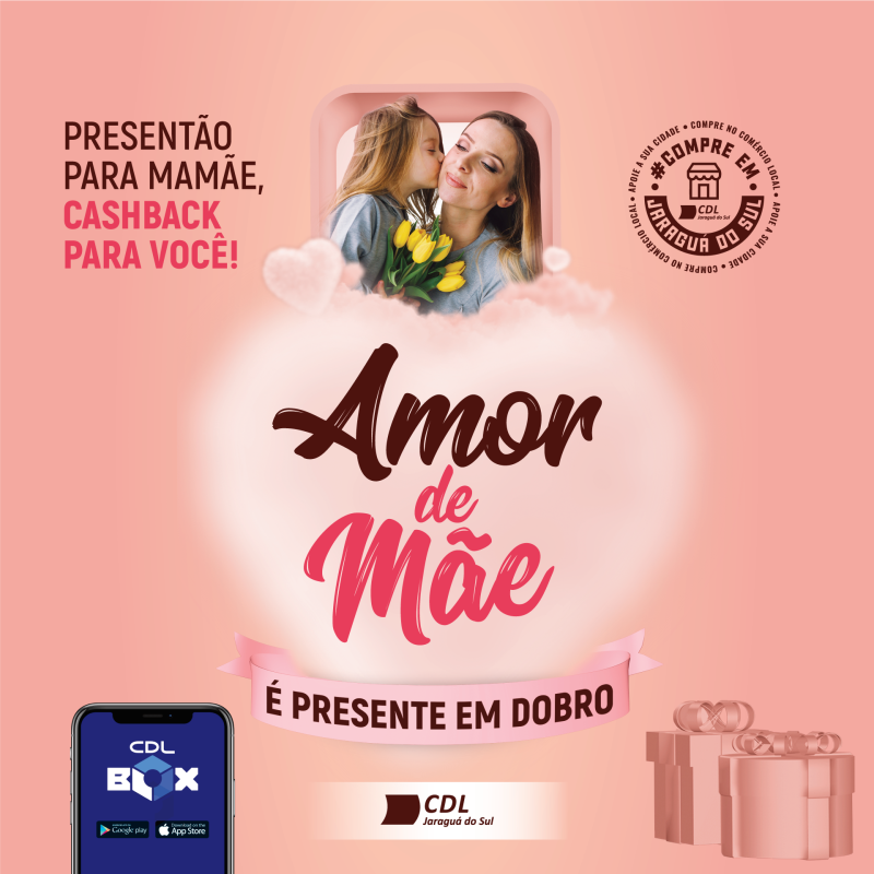 Dia das Mães: com CDL Box, compra do presente pode render cashback para consumidores