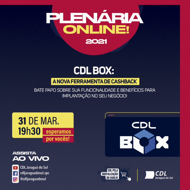 Plenária Online do mês de março!