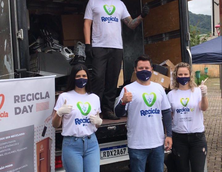 Recicla Day CDL recolhe duas toneladas de lixo eletrônico