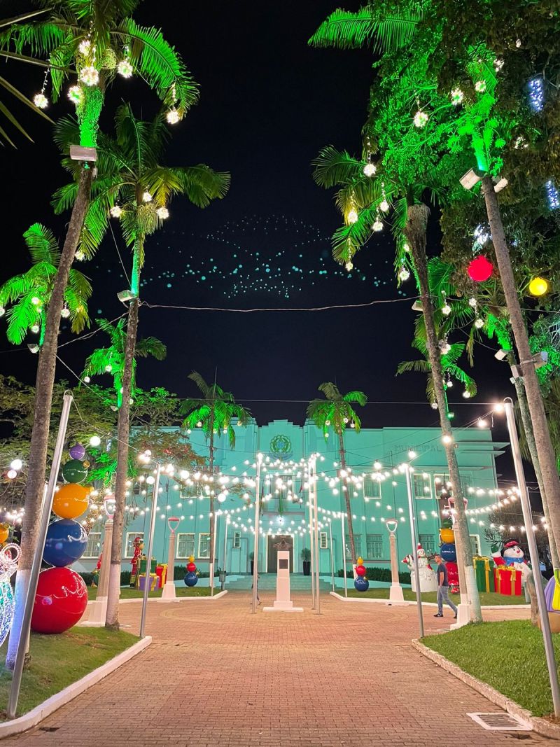 Inauguração das Luzes Natalina na cidade