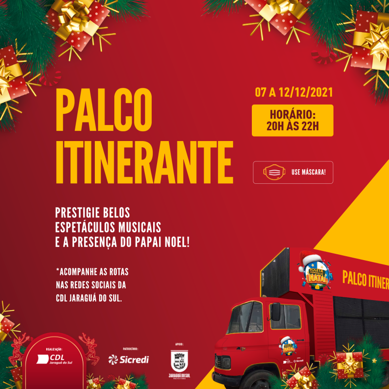 Palco Itinerante espalha espírito natalino pela cidade