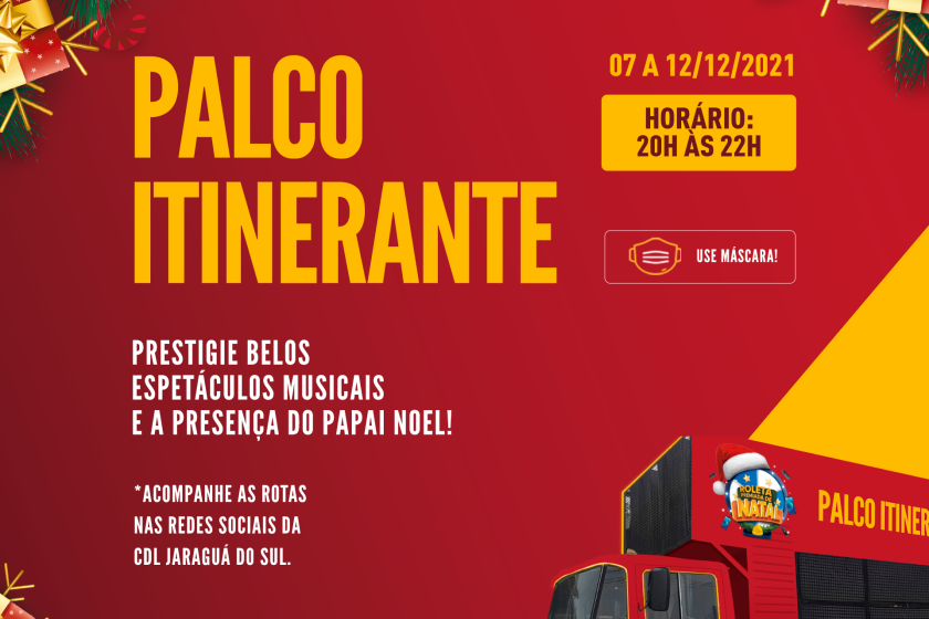 Palco Itinerante espalha espírito natalino pela cidade