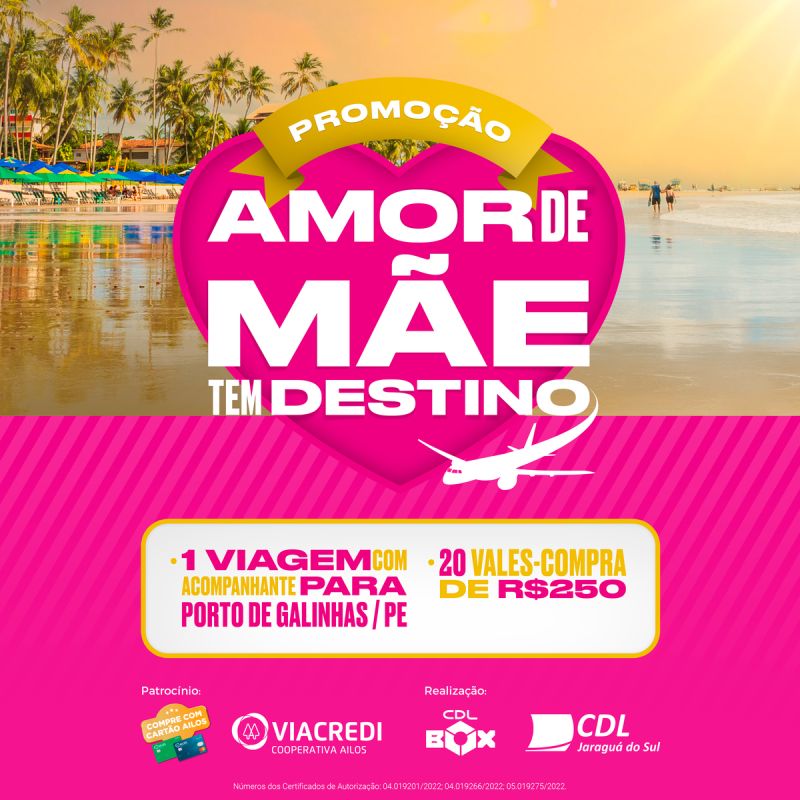 CDL de Jaraguá do Sul lança Promoção para o Dia das Mães