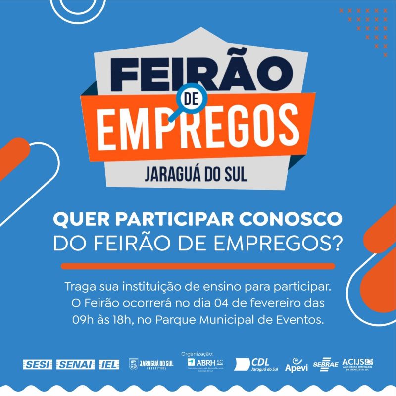 Evento visa oferecer oportunidades de trabalho e de qualificação, com 50 empresas e 20 instituições de ensino