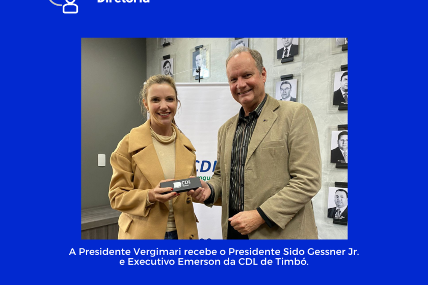 CDL recebe visita da CDL de Timbó