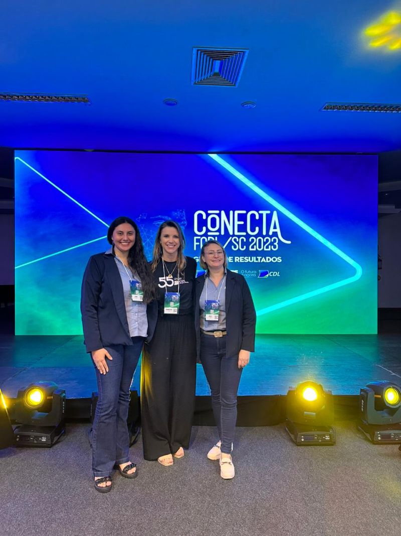 Representantes da CDL de Jaraguá do Sul, participam do evento CONECTA FCDL