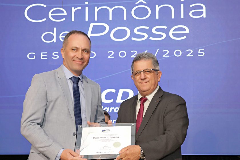 Paulo Schwarz, da Sipar Ferramentas, assume oficialmente presidência da CDL Jaraguá do Sul