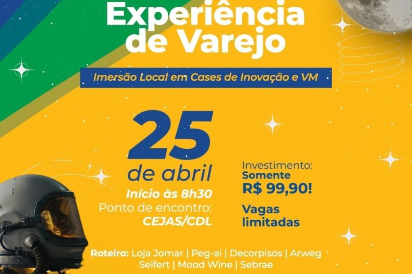 Missão Experiência de Varejo da CDL promove roteiro de aprendizagem, com imersão no comércio local