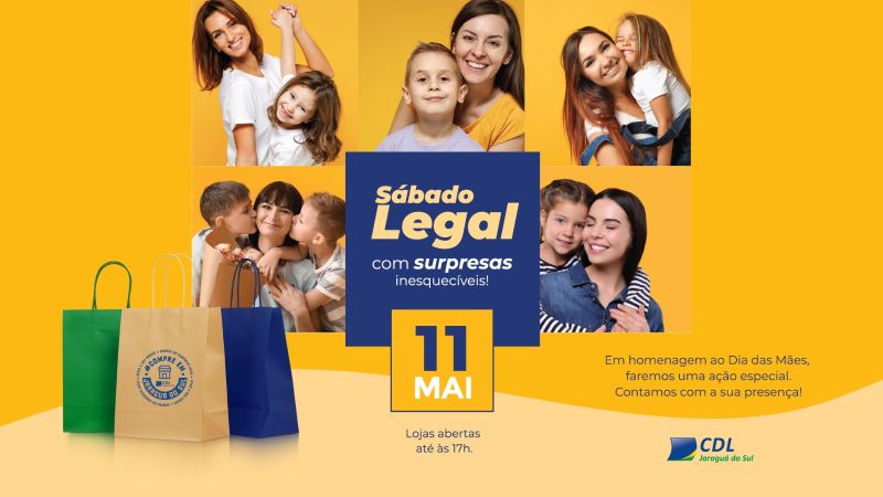 11 de maio é Sábado Legal!!!