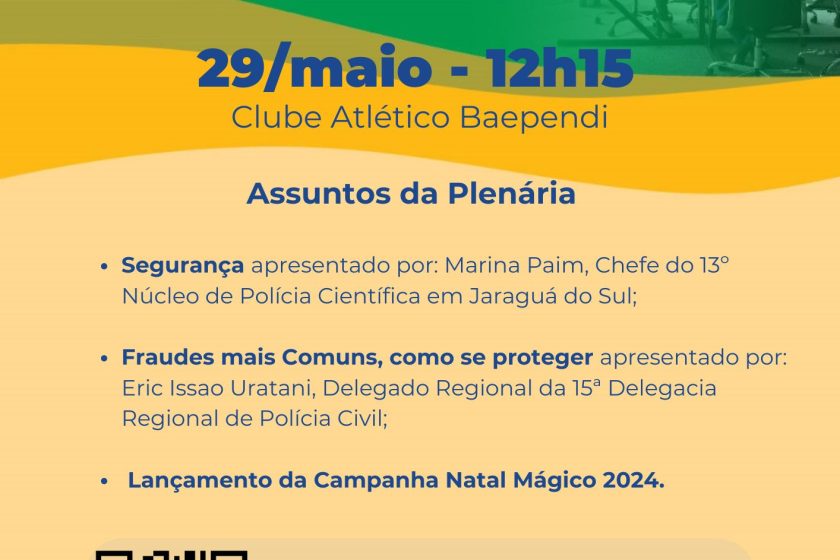 Plenária – Maio 2024
