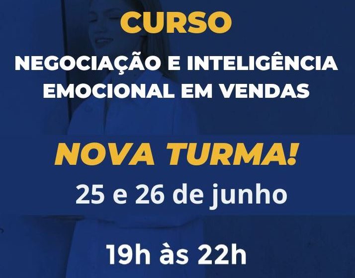 NOVA TURMA: Curso de vendas