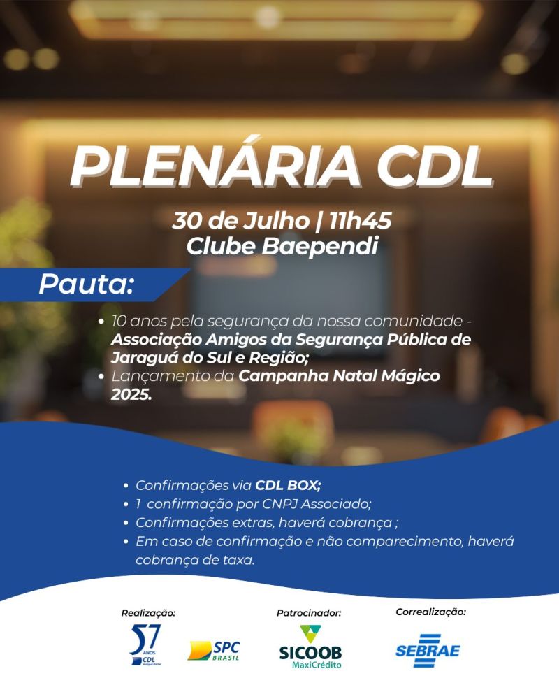 Plenária da CDL apresenta Natal Mágico 2025