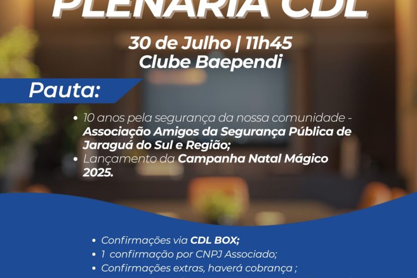 Plenária da CDL apresenta Natal Mágico 2025