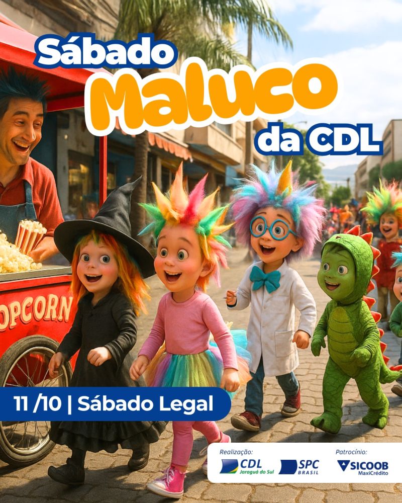 CDL promove Sábado Legal Especial de Dia das Crianças com atrações para toda a família no dia 11