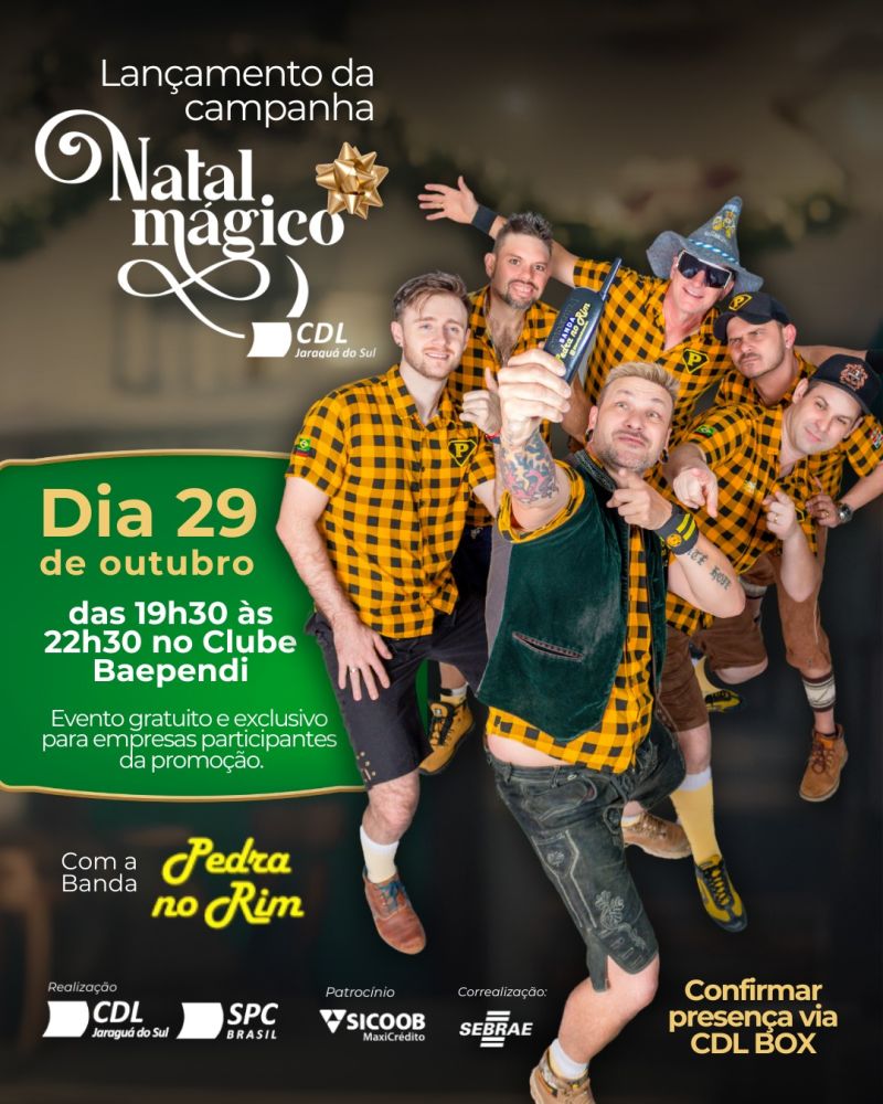 CDL lança campanha “Natal Mágico” com festa especial e sorteio de um Chevrolet Onix 0 km ao final do ano!