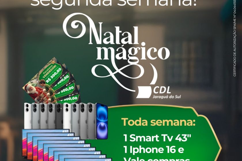 Dois novos contemplados na segunda semana da Campanha Natal Mágico CDL 2025!