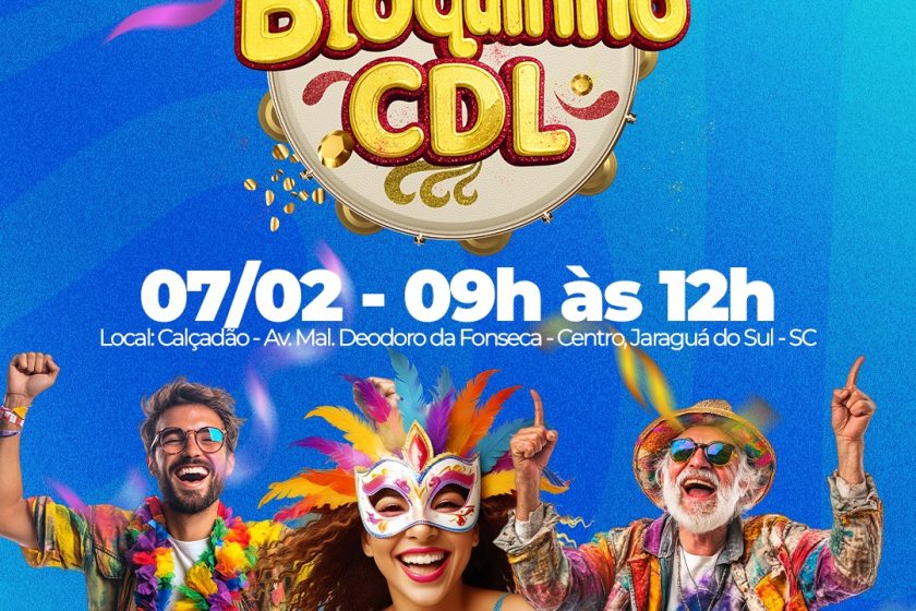 Jaraguá do Sul terá Carnaval com trio elétrico e desfile pelo Centro em fevereiro; veja os detalhes