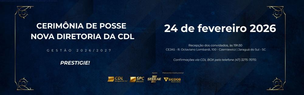 Posse da Diretoria da CDL Jaraguá do Sul – Gestão 2026/2027