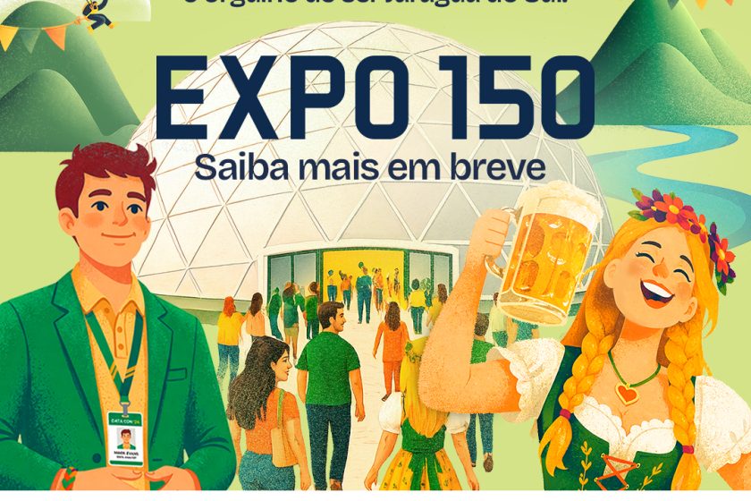 EXPO 150 em Jaraguá do Sul: evento gratuito celebra os 150 anos da cidade com inovação, cultura e experiências para toda a família